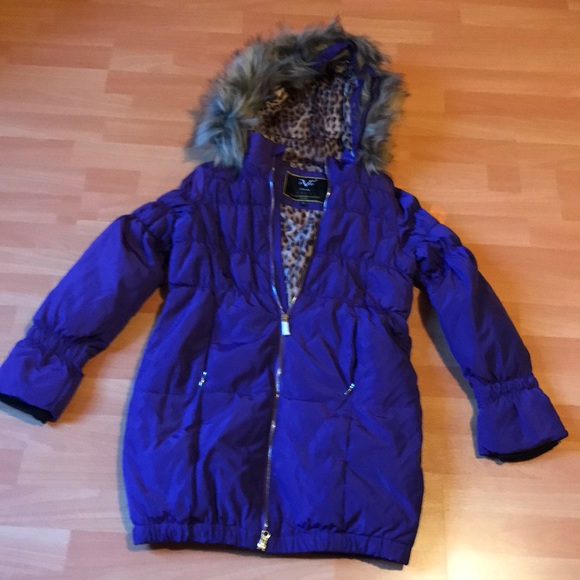 New Versace 1969 Italia purple leopard girls 16 jacket